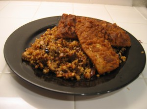 Snapper and quinoa