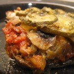 Moussaka Plain on a plate