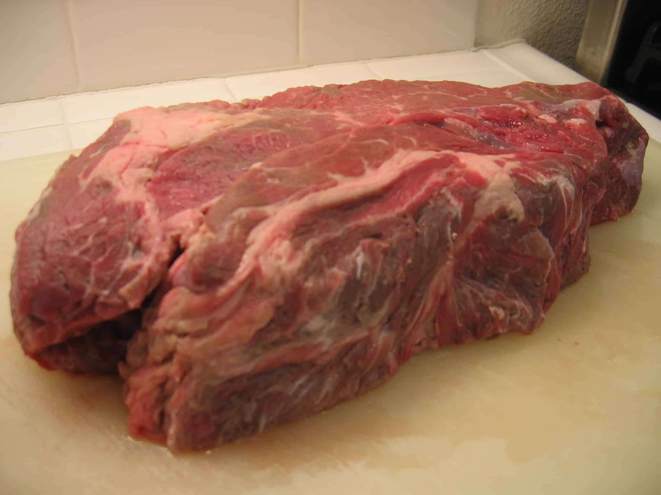 raw chuck roast